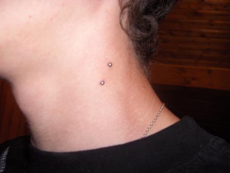 mon nouveau peircing